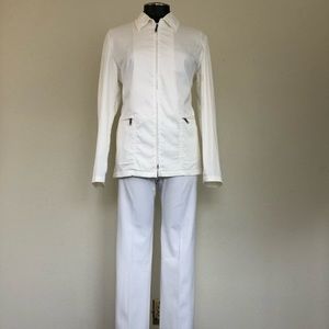 Vintage Max Mara Weekend White 2pc Pants & Jacket